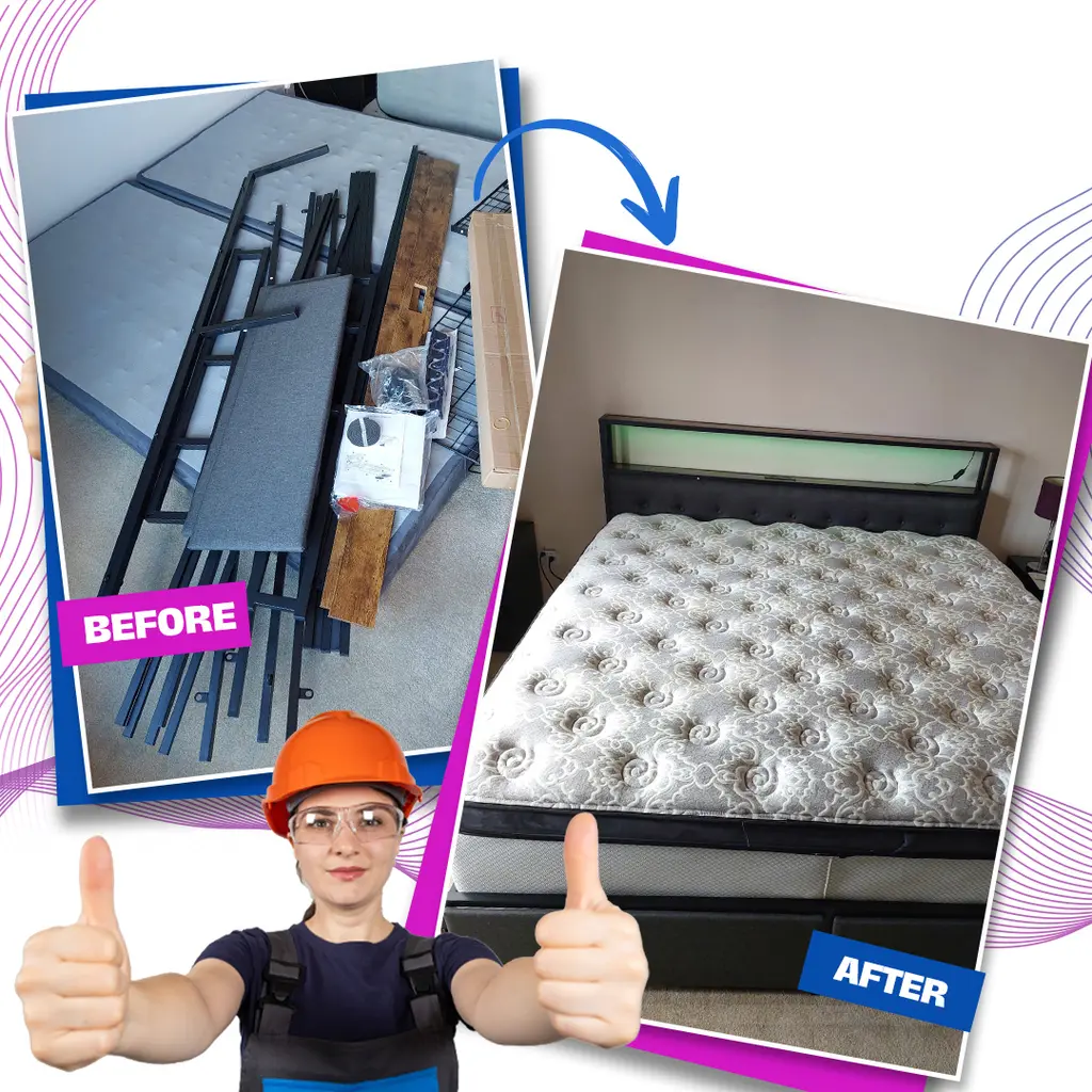 After: Children’s Car-Bed Assembly completed by Dovix